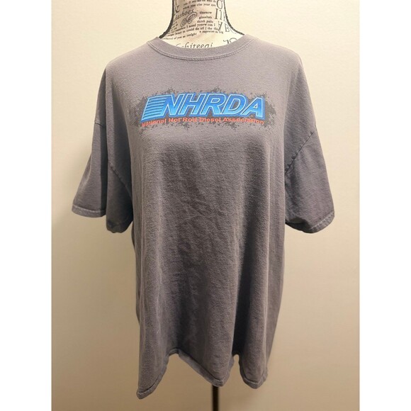 Other - Men’s faded NHRDA Racing National Hot Rod Diesel Assoc Graphic T-Shirt Gray